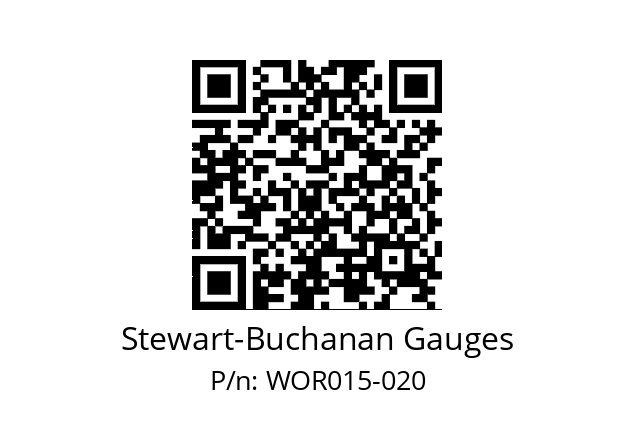   Stewart-Buchanan Gauges WOR015-020