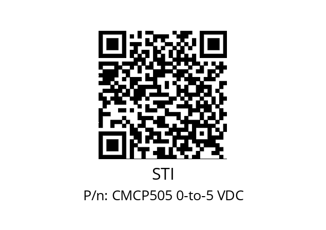   STI CMCP505 0-to-5 VDC