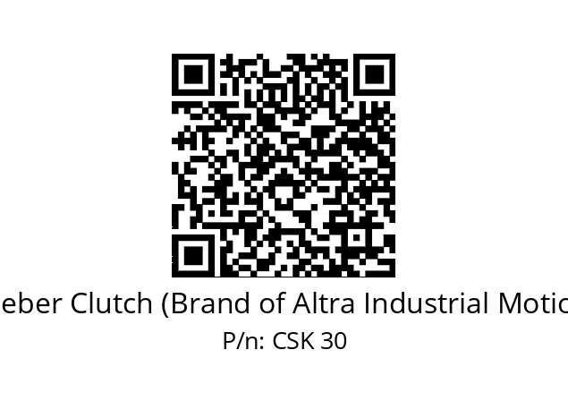   Stieber Clutch (Brand of Altra Industrial Motion) CSK 30