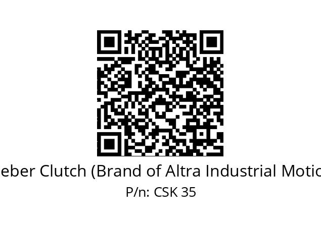   Stieber Clutch (Brand of Altra Industrial Motion) CSK 35