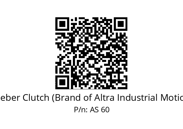   Stieber Clutch (Brand of Altra Industrial Motion) AS 60