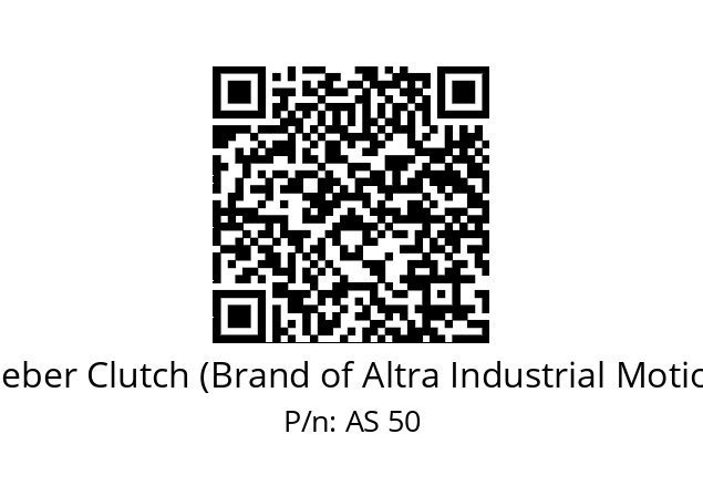   Stieber Clutch (Brand of Altra Industrial Motion) AS 50