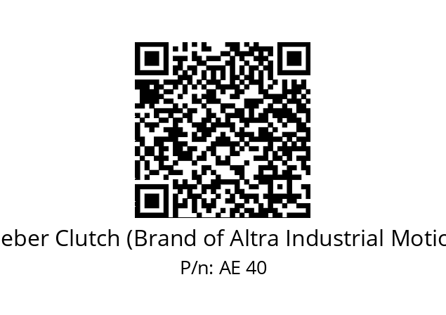   Stieber Clutch (Brand of Altra Industrial Motion) AE 40