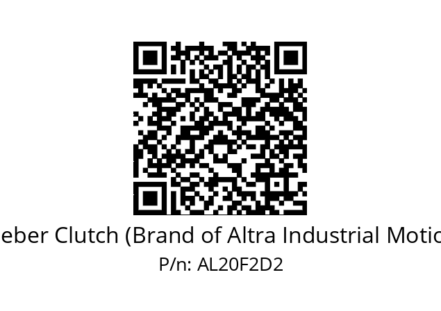   Stieber Clutch (Brand of Altra Industrial Motion) AL20F2D2