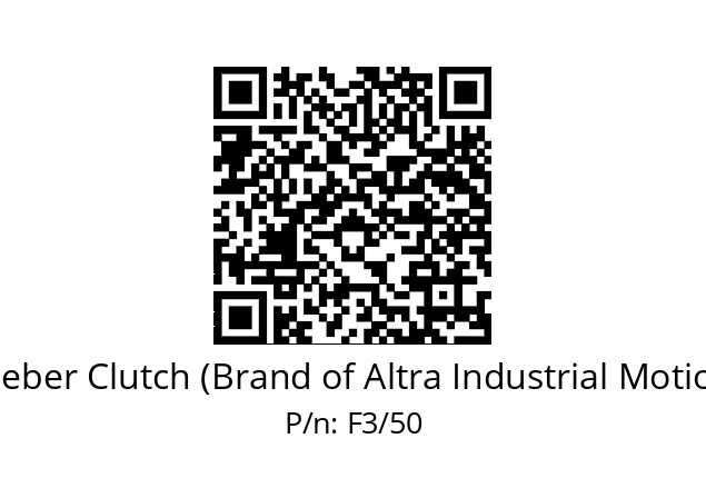   Stieber Clutch (Brand of Altra Industrial Motion) F3/50