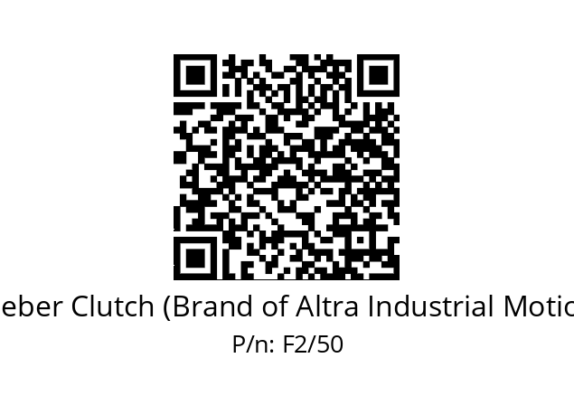   Stieber Clutch (Brand of Altra Industrial Motion) F2/50