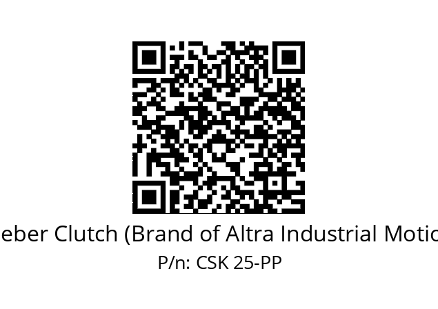   Stieber Clutch (Brand of Altra Industrial Motion) CSK 25-PP