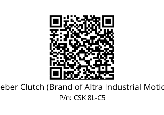   Stieber Clutch (Brand of Altra Industrial Motion) CSK 8L-C5