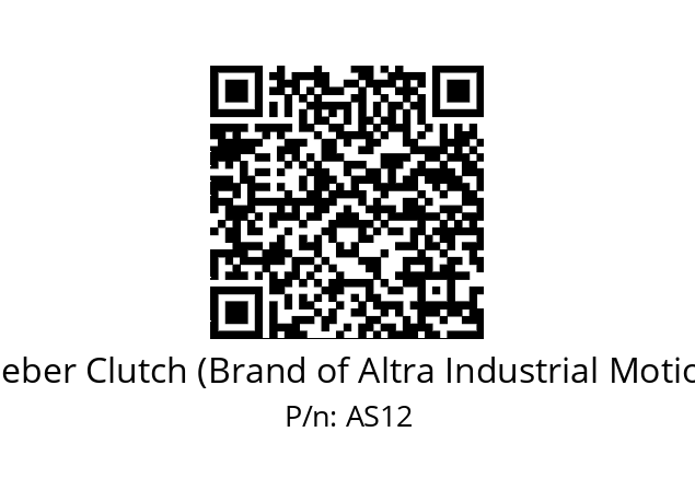   Stieber Clutch (Brand of Altra Industrial Motion) AS12