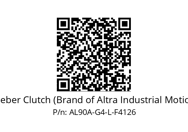   Stieber Clutch (Brand of Altra Industrial Motion) AL90A-G4-L-F4126