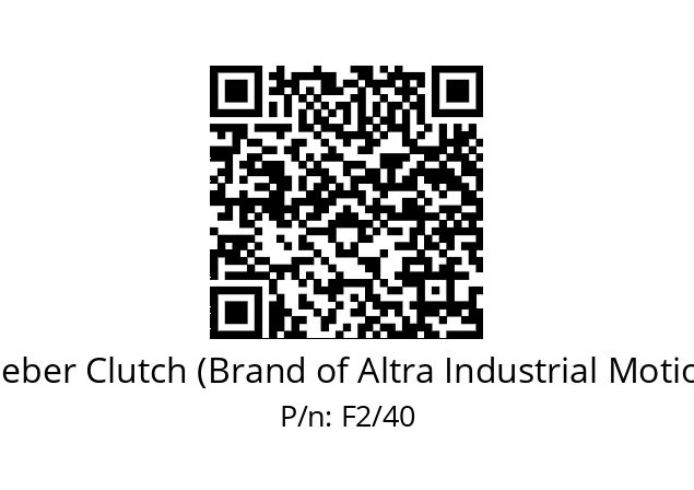   Stieber Clutch (Brand of Altra Industrial Motion) F2/40