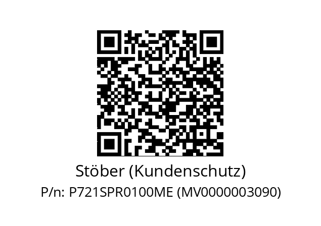   Stöber (Kundenschutz) P721SPR0100ME (MV0000003090)