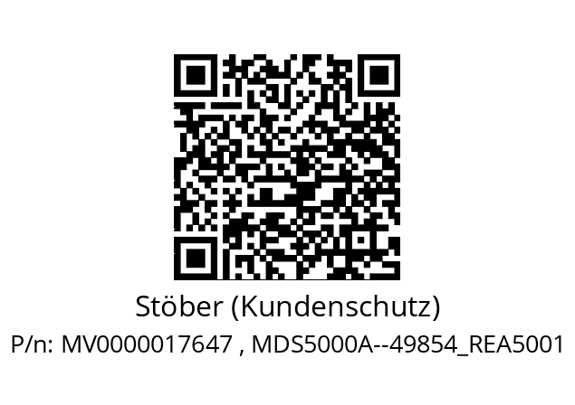   Stöber (Kundenschutz) MV0000017647 , MDS5000A--49854_REA5001