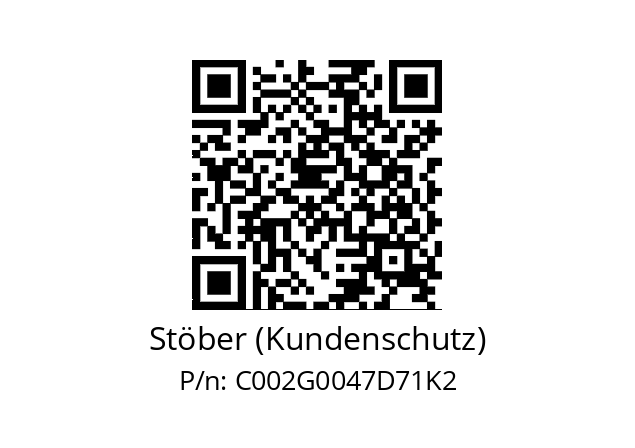   Stöber (Kundenschutz) C002G0047D71K2