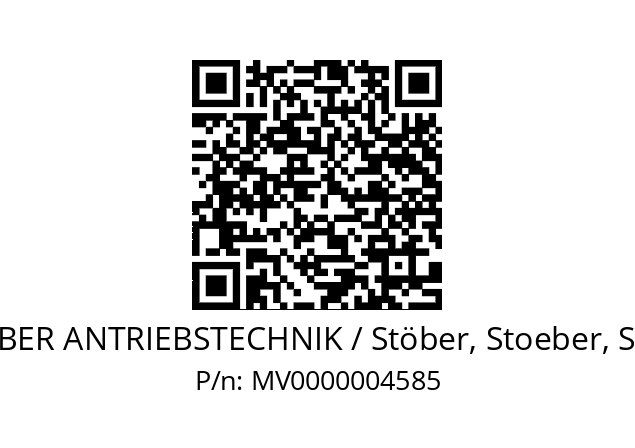   STOEBER ANTRIEBSTECHNIK / Stöber, Stoeber, Stober MV0000004585