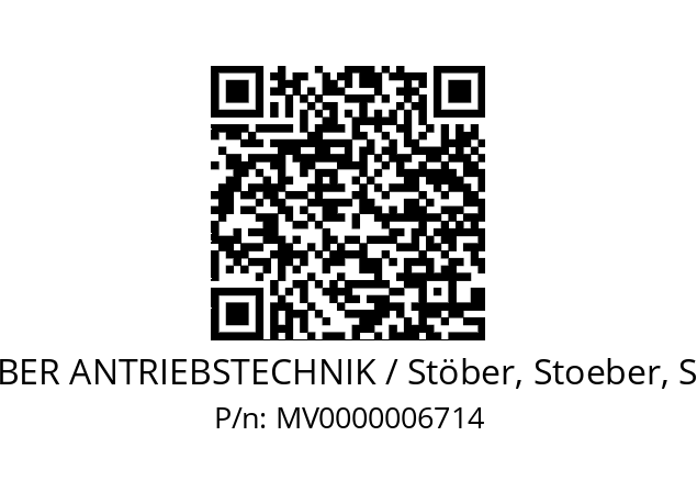   STOEBER ANTRIEBSTECHNIK / Stöber, Stoeber, Stober MV0000006714