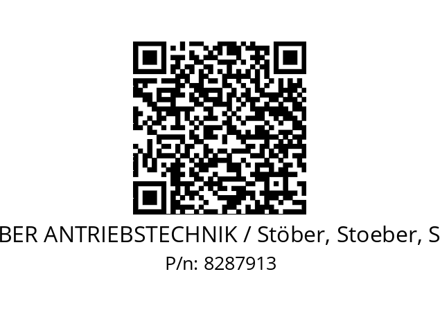   STOEBER ANTRIEBSTECHNIK / Stöber, Stoeber, Stober 8287913