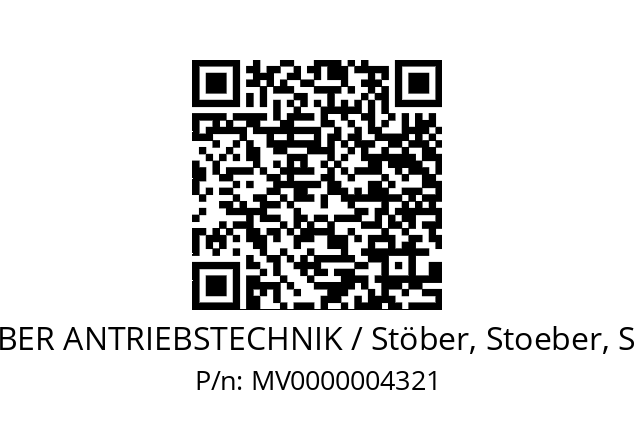   STOEBER ANTRIEBSTECHNIK / Stöber, Stoeber, Stober MV0000004321