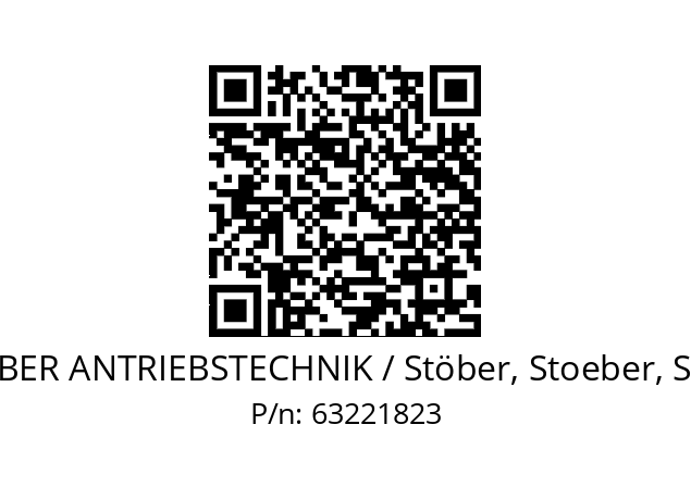   STOEBER ANTRIEBSTECHNIK / Stöber, Stoeber, Stober 63221823