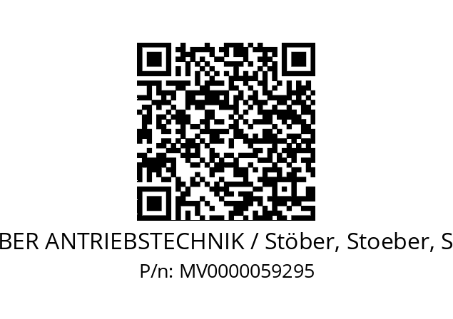   STOEBER ANTRIEBSTECHNIK / Stöber, Stoeber, Stober MV0000059295