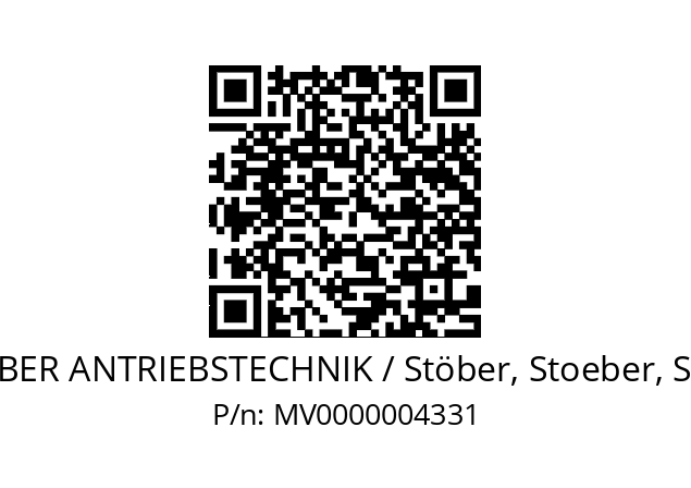   STOEBER ANTRIEBSTECHNIK / Stöber, Stoeber, Stober MV0000004331