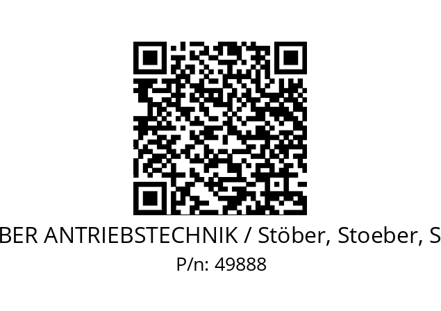   STOEBER ANTRIEBSTECHNIK / Stöber, Stoeber, Stober 49888