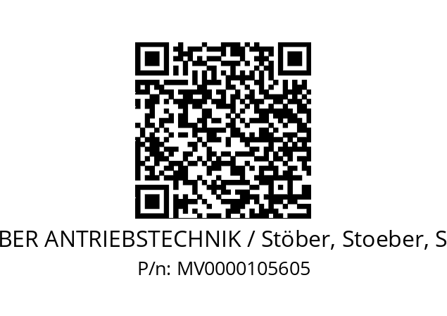   STOEBER ANTRIEBSTECHNIK / Stöber, Stoeber, Stober MV0000105605