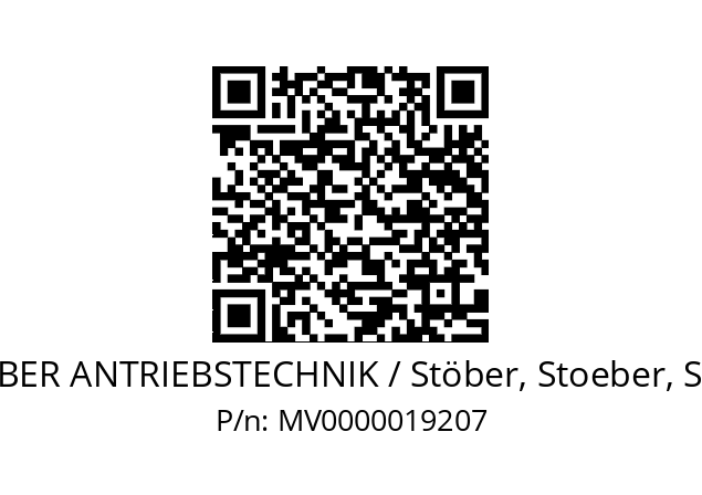   STOEBER ANTRIEBSTECHNIK / Stöber, Stoeber, Stober MV0000019207