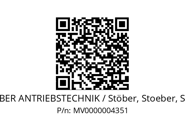   STOEBER ANTRIEBSTECHNIK / Stöber, Stoeber, Stober MV0000004351