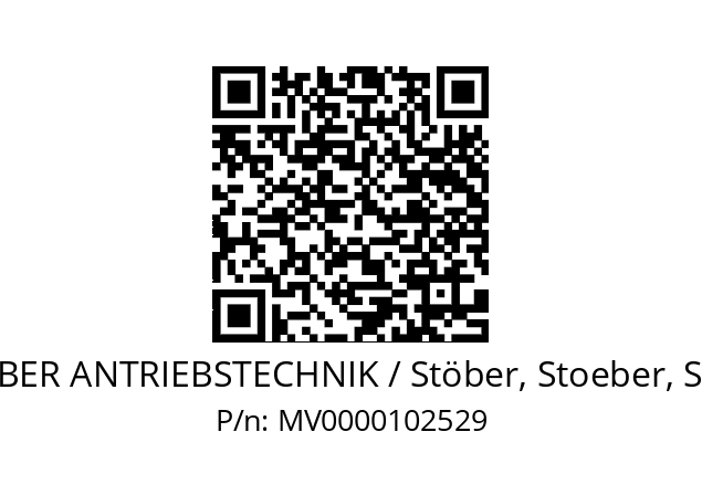   STOEBER ANTRIEBSTECHNIK / Stöber, Stoeber, Stober MV0000102529