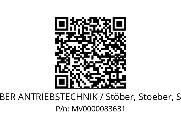   STOEBER ANTRIEBSTECHNIK / Stöber, Stoeber, Stober MV0000083631