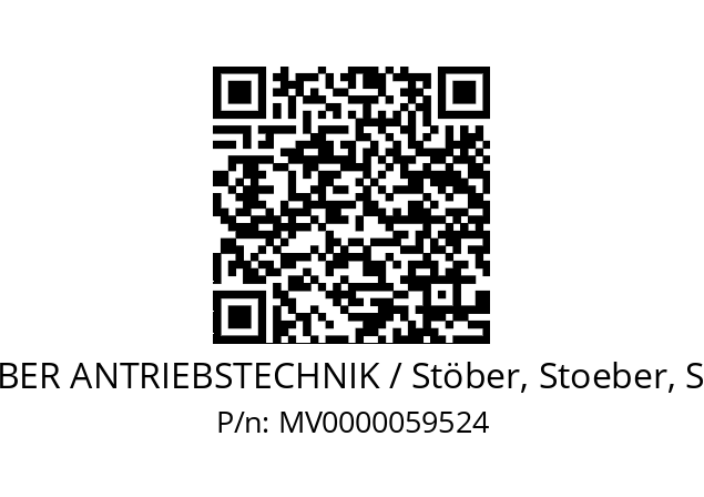   STOEBER ANTRIEBSTECHNIK / Stöber, Stoeber, Stober MV0000059524