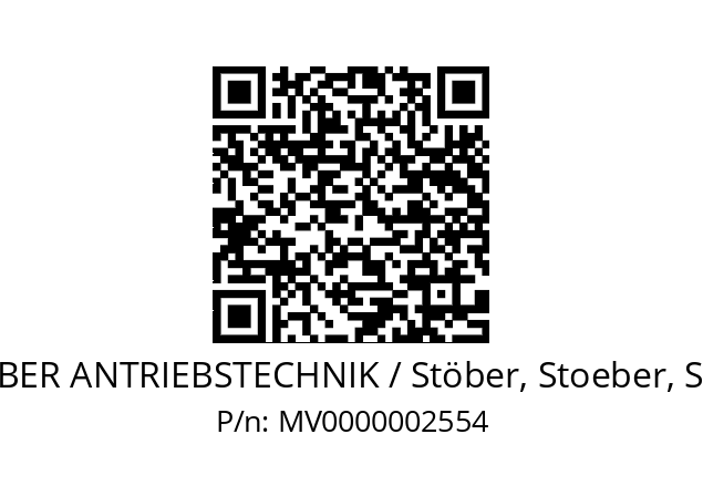   STOEBER ANTRIEBSTECHNIK / Stöber, Stoeber, Stober MV0000002554