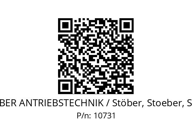   STOEBER ANTRIEBSTECHNIK / Stöber, Stoeber, Stober 10731