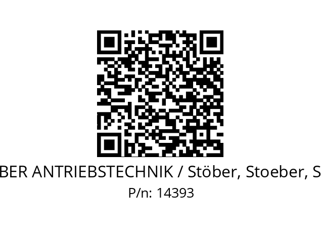   STOEBER ANTRIEBSTECHNIK / Stöber, Stoeber, Stober 14393