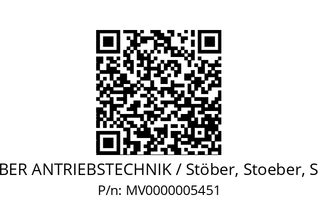   STOEBER ANTRIEBSTECHNIK / Stöber, Stoeber, Stober MV0000005451