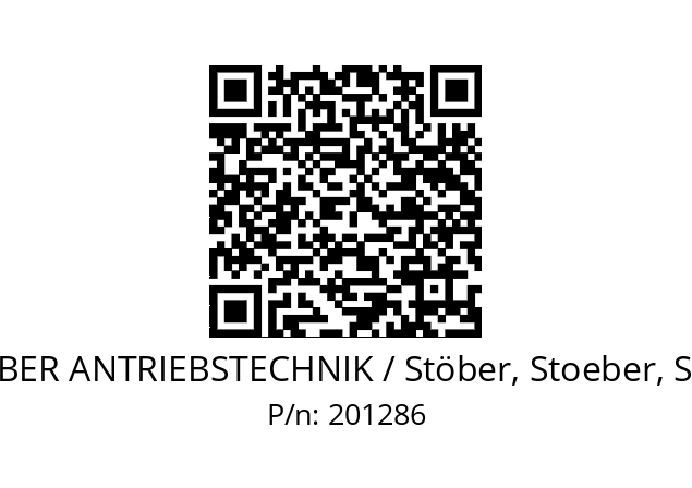   STOEBER ANTRIEBSTECHNIK / Stöber, Stoeber, Stober 201286