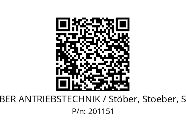   STOEBER ANTRIEBSTECHNIK / Stöber, Stoeber, Stober 201151