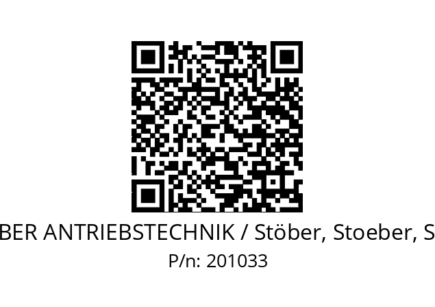   STOEBER ANTRIEBSTECHNIK / Stöber, Stoeber, Stober 201033