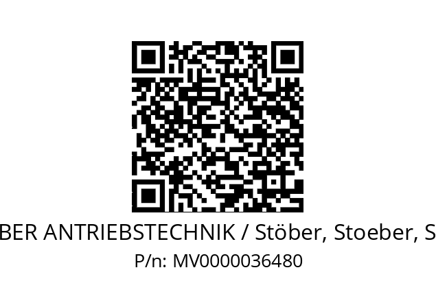   STOEBER ANTRIEBSTECHNIK / Stöber, Stoeber, Stober MV0000036480