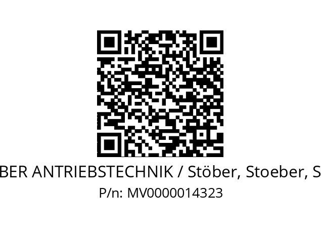   STOEBER ANTRIEBSTECHNIK / Stöber, Stoeber, Stober MV0000014323