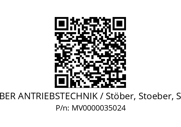   STOEBER ANTRIEBSTECHNIK / Stöber, Stoeber, Stober MV0000035024