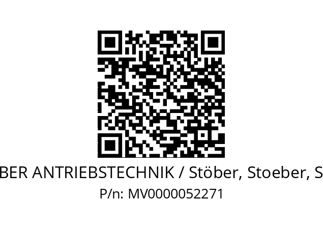   STOEBER ANTRIEBSTECHNIK / Stöber, Stoeber, Stober MV0000052271