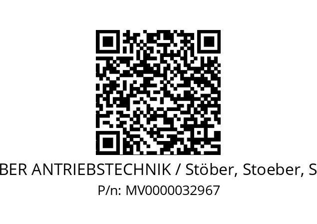   STOEBER ANTRIEBSTECHNIK / Stöber, Stoeber, Stober MV0000032967