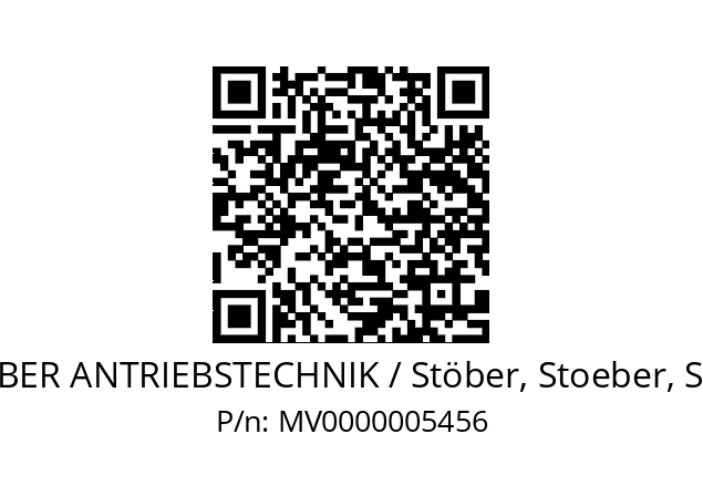   STOEBER ANTRIEBSTECHNIK / Stöber, Stoeber, Stober MV0000005456