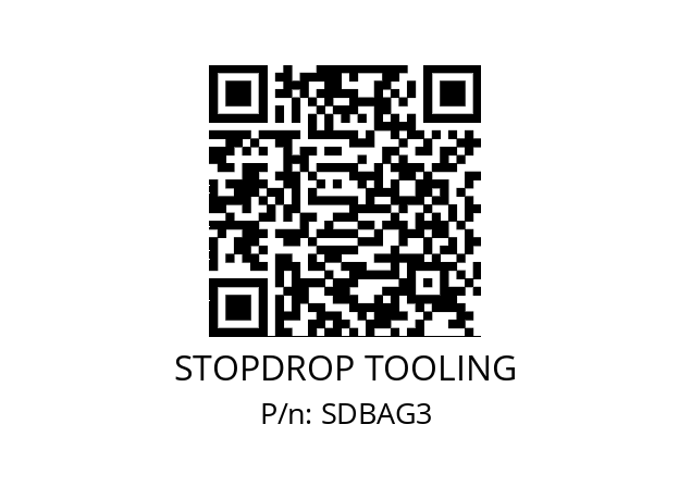   STOPDROP TOOLING SDBAG3