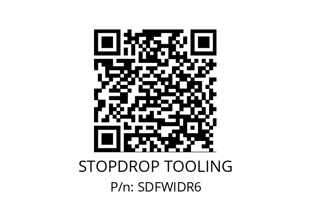   STOPDROP TOOLING SDFWIDR6