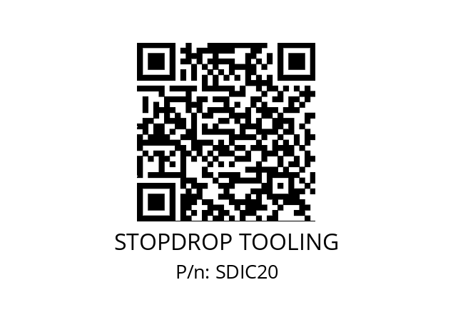   STOPDROP TOOLING SDIC20