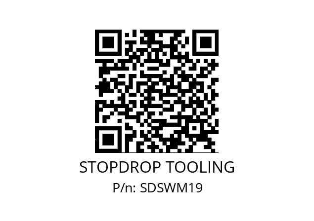   STOPDROP TOOLING SDSWM19