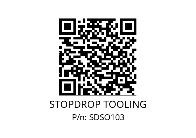   STOPDROP TOOLING SDSO103